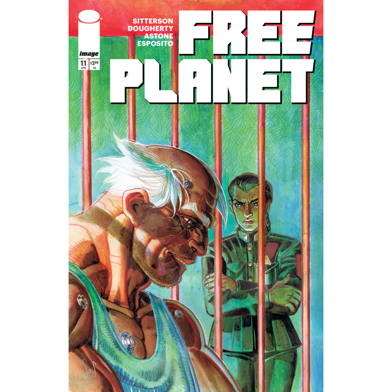 FREE PLANET 11 CVR B JED DOUGHERTY VAR
