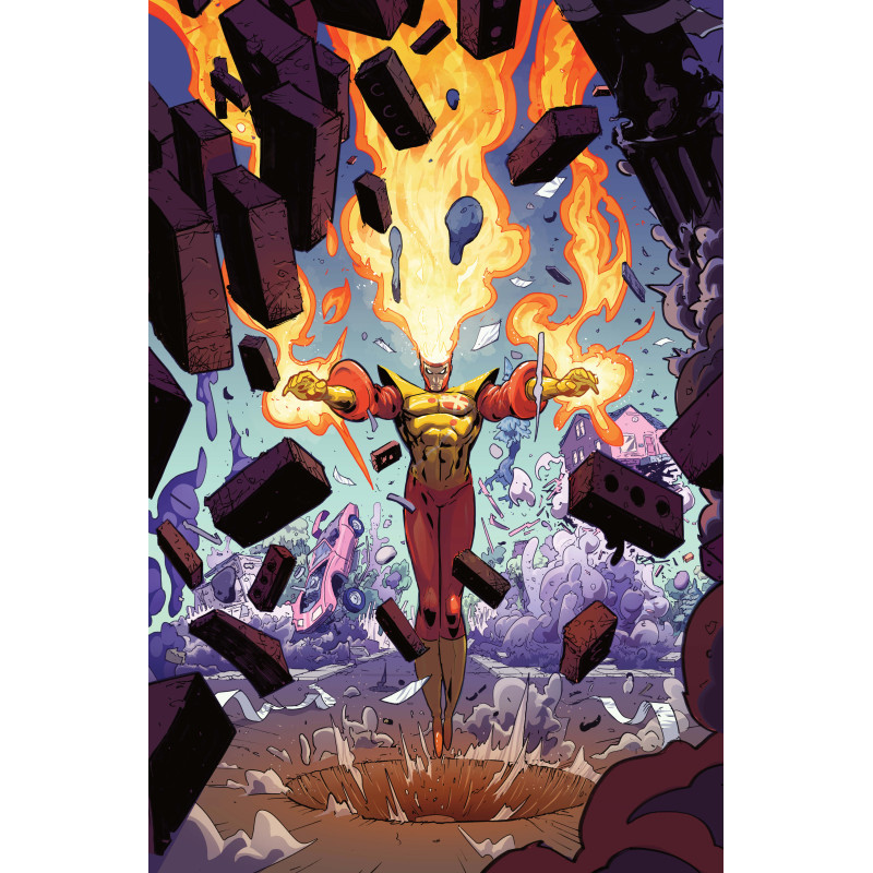 FURY OF FIRESTORM 1 (OF 6) CVR B RILEY ROSSMO CARD STOCK VAR