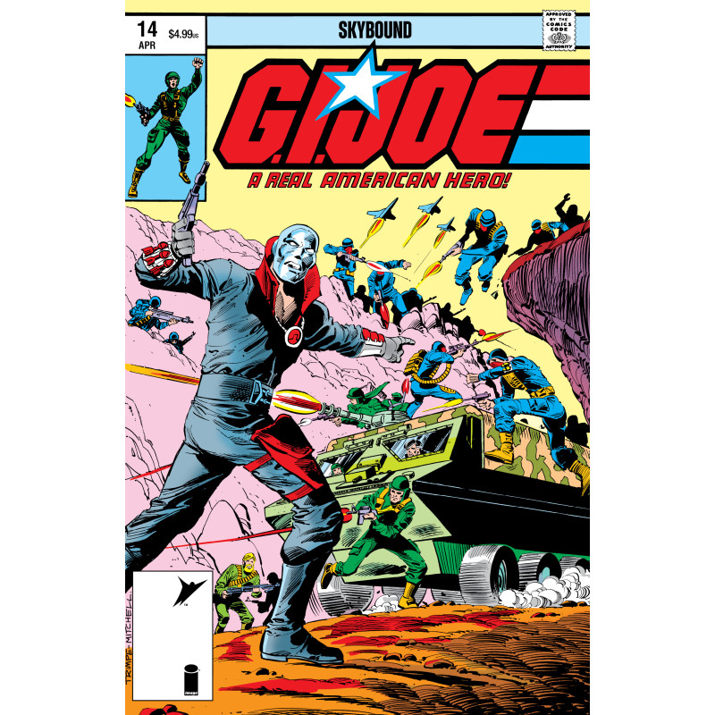 GI JOE A REAL AMERICAN HERO 14 HAMA FILES EDITION CVR C HERB TRIMPE & STEVE MITCHELL FOIL VAR