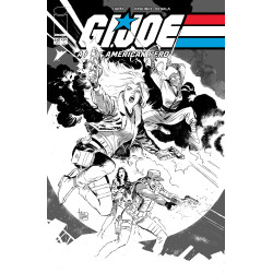 GI JOE A REAL AMERICAN HERO 327 CVR B LEE WEEKS B&W VAR