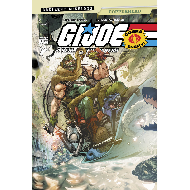 GI JOE A REAL AMERICAN HERO SSSILENT MISSIONS COPPERHEAD 1 (ONE SHOT) CVR A HOWARD PORTER & ROMULO FAJARDO JR