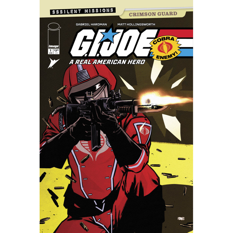GI JOE A REAL AMERICAN HERO SSSILENT MISSIONS CRIMSON GUARD 1 (ONE SHOT) CVR B JORGE FORNES VAR