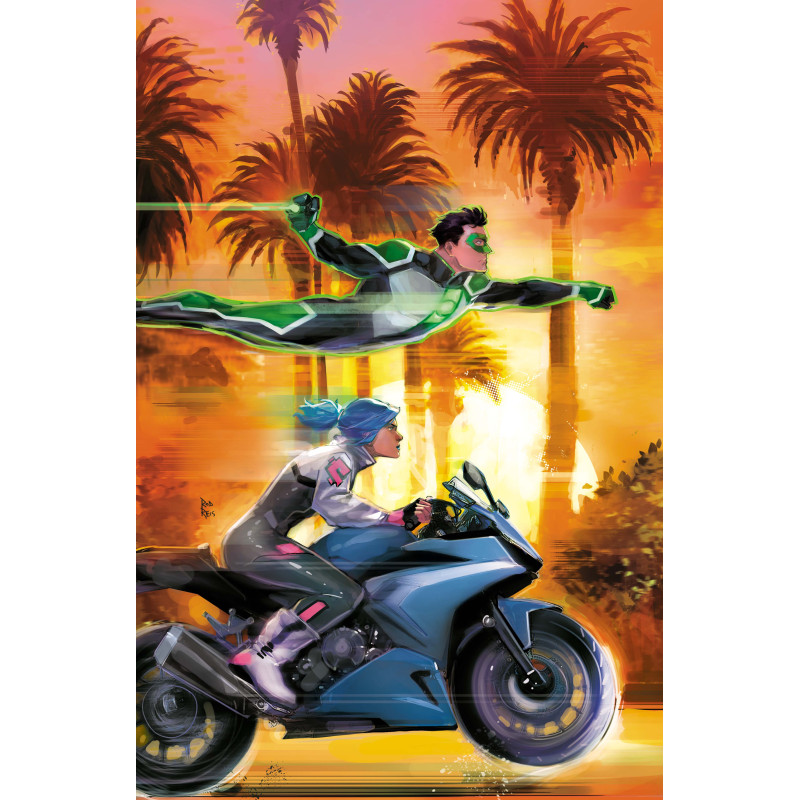 GREEN LANTERN 34 CVR C ROD REIS CARD STOCK VAR