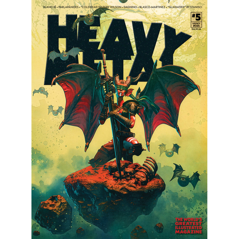 HEAVY METAL MAGAZINE 5 CVR A PASCAL BLANCHE (MR)