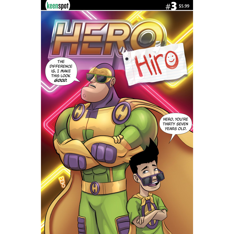 HERO HIRO 3 CVR A MICHAEL ADAMS