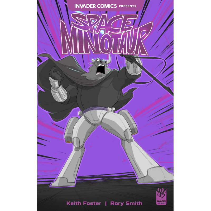 INVADER COMICS PRESENTS SPACE MINOTAUR 1 (ONE SHOT) CVR B RORY SMITH VAR