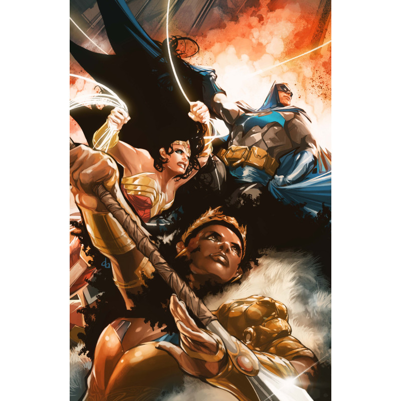 JUSTICE LEAGUE UNLIMITED 18 CVR C DON AGUILLO CARD STOCK VAR (DC K.O.)