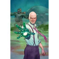 JUSTICE LEAGUE UNLIMITED 18 CVR D KEVIN WADA CARD STOCK VAR (DC K.O.)