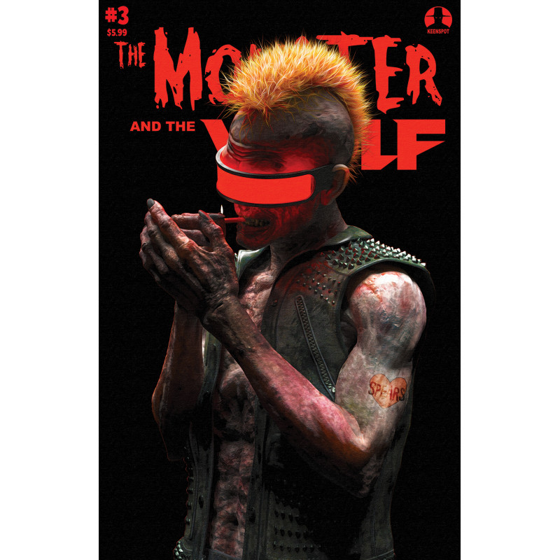 MARK SPEARS MONSTERS THE MONSTER & THE WOLF 3 CVR D MARK SPEARS PUNK VAR