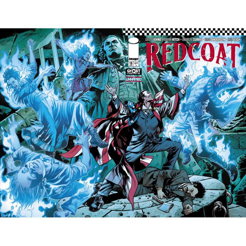 REDCOAT 18 CVR A BRYAN HITCH & BRAD ANDERSON WRAPAROUND