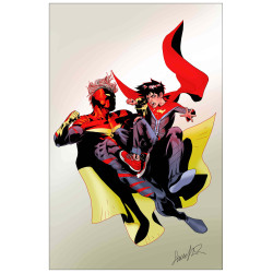 SUPERMAN UNLIMITED 12 CVR D SALVADOR LARROCA CARD STOCK VAR (THE REIGN OF THE SUPERBOYS)