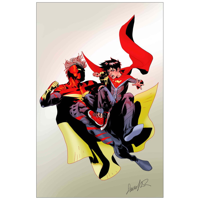 SUPERMAN UNLIMITED 12 CVR D SALVADOR LARROCA CARD STOCK VAR (THE REIGN OF THE SUPERBOYS)