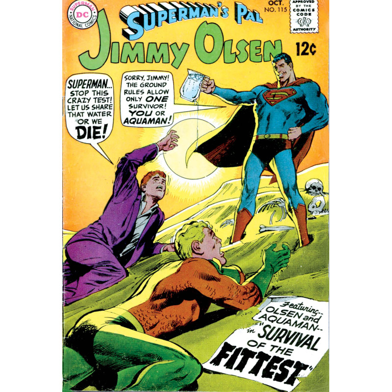 SUPERMANS PAL JIMMY OLSEN 115 FACSIMILE EDITION CVR A NEAL ADAMS