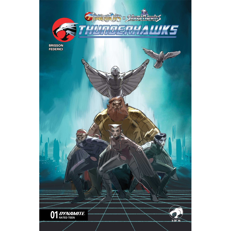 THUNDERCATS X SILVERHAWKS THUNDERHAWKS 1 CVR C MARCO FAILLA VAR