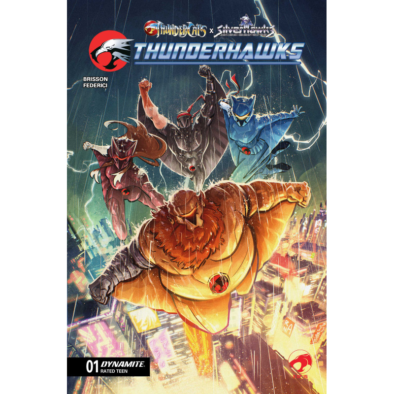 THUNDERCATS X SILVERHAWKS THUNDERHAWKS 1 CVR D ALESSANDRO RANALDI VAR
