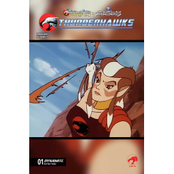 THUNDERCATS X SILVERHAWKS THUNDERHAWKS 1 CVR E ANIMATION ART VAR