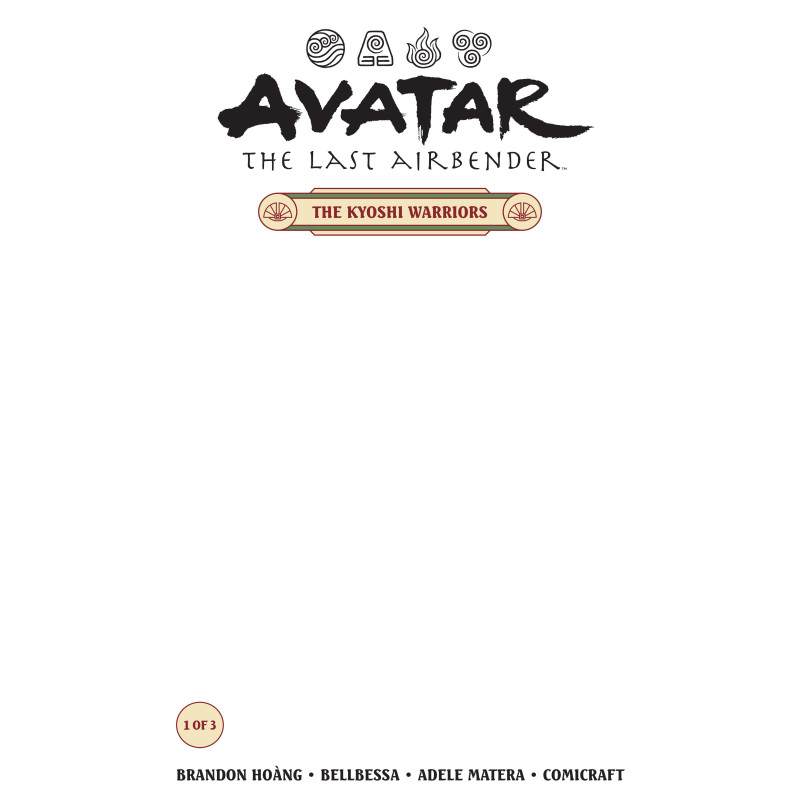 AVATAR: THE LAST AIRBENDER--THE KYOSHI WARRIORS 1 (CVR B) (BLANK COVER)