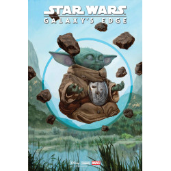 STAR WARS: GALAXY'S EDGE - ECHOES OF THE EMPIRE 1 E.M. GIST MANDALORIAN & GROGU VARIANT