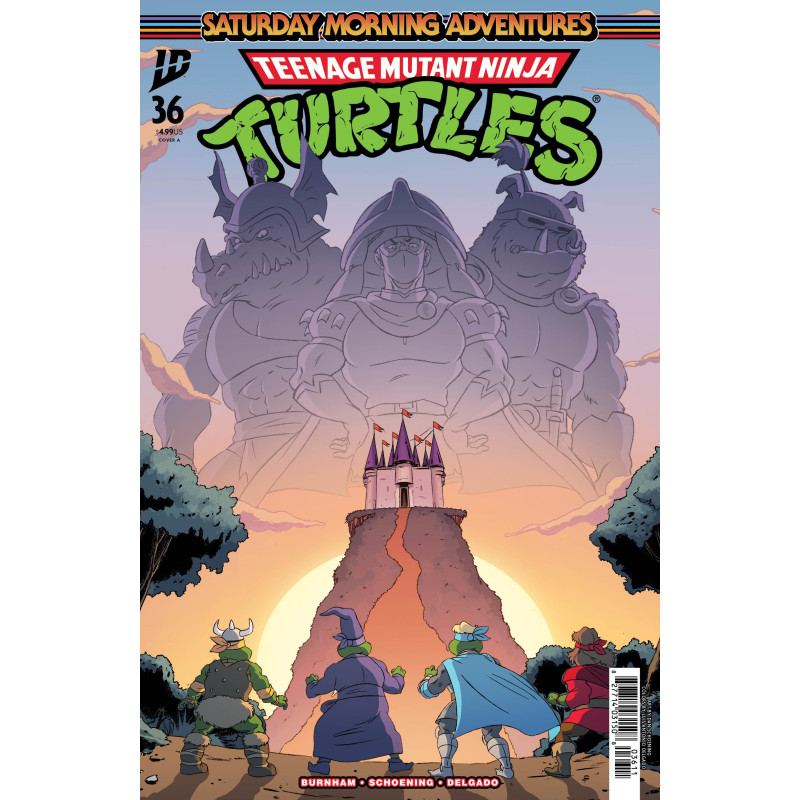 TEENAGE MUTANT NINJA TURTLES: SATURDAY MORNING ADVENTURES 36 COVER A (SCHOENING)