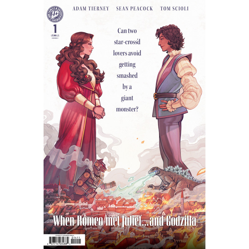 GODZILLAS MONSTERPIECE THEATRE PRESENTS: ROMEO & JULIET & GODZILLA VARIANT C (BEALS MOVIE HOMAGE COVER)