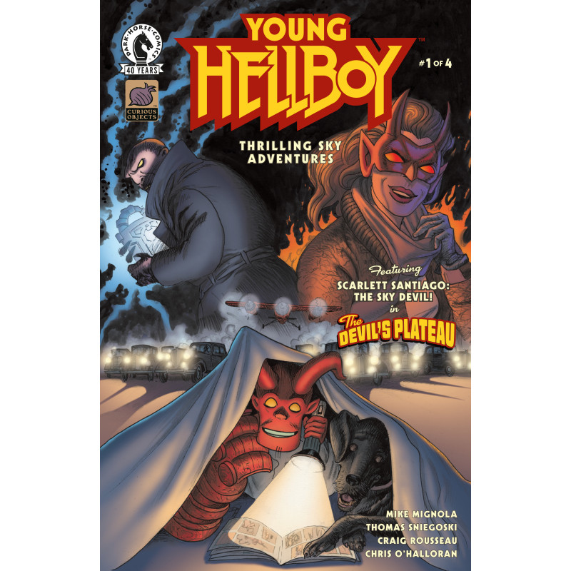YOUNG HELLBOY: THRILLING SKY ADVENTURES 1 (CVR B) (DAVID HITCHCOCK)