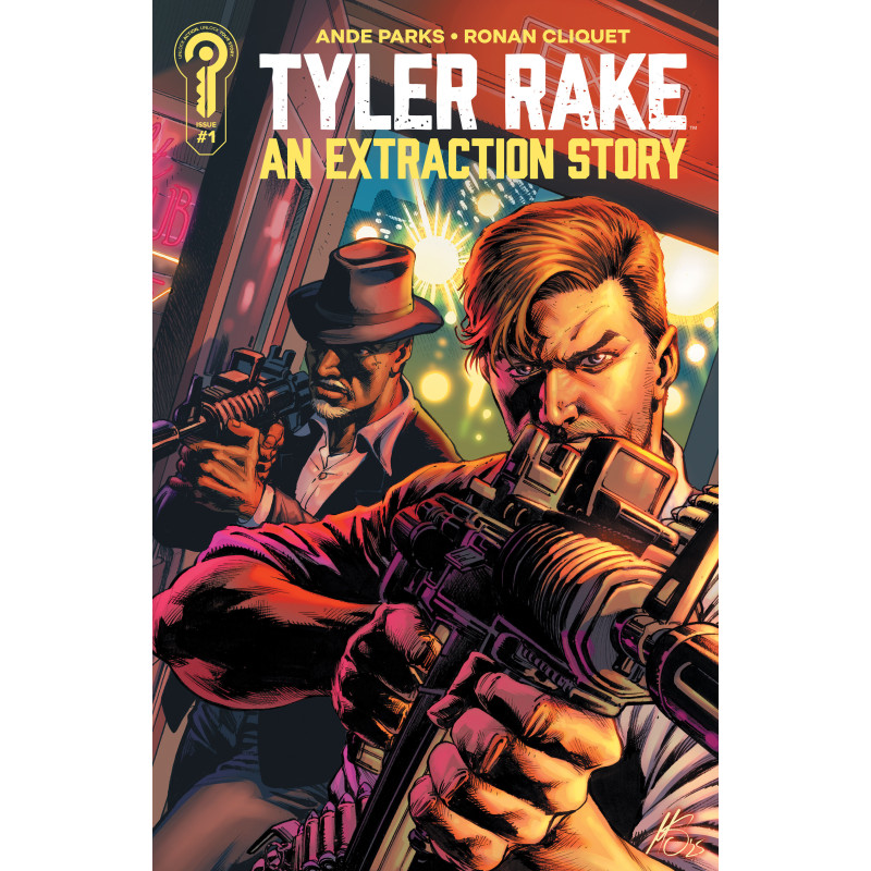 TYLER RAKE: AN EXTRACTION STORY 1 COVER B MARCO SANTUCCI