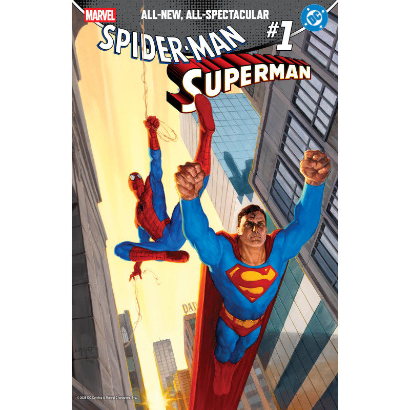 MARVEL/DC: SPIDER-MAN/SUPERMAN 1 E.M. GIST VARIANT