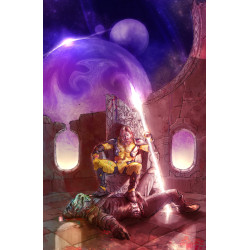 VALIANT BEYOND: THE X-O MANOWAR 8--THE GOD HUNT 4 VARIANT D (BUFI FULL ART)