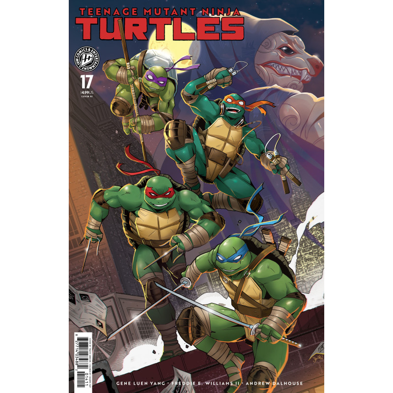 TEENAGE MUTANT NINJA TURTLES 17 VARIANT RI (25) (MERCER)