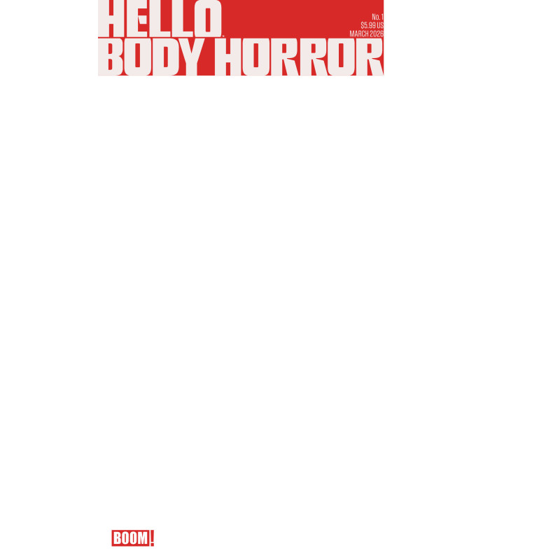 HELLO BODY HORROR 1 D BLANK SKETCH VARIANT (DRESSED, SKETCH)