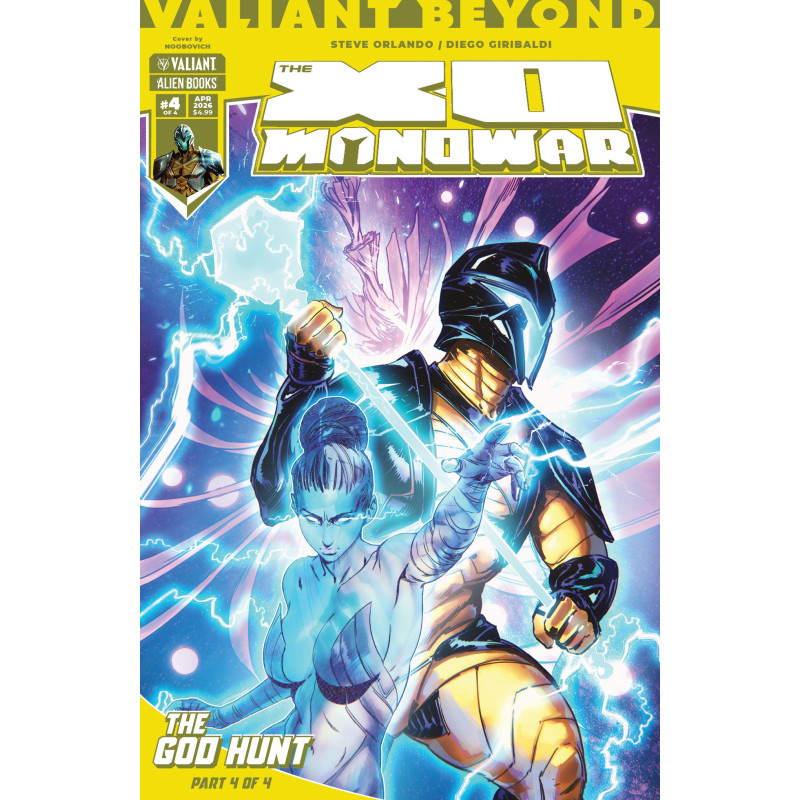 VALIANT BEYOND: THE X-O MANOWAR 8--THE GOD HUNT 4 COVER A (NOOBOVICH)