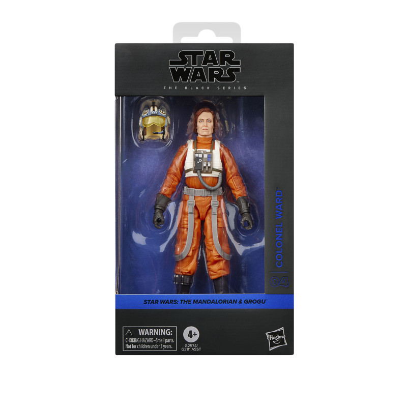 COLONEL WARD MANDALORIAN AND GROGU STAR WARS BLACK SERIES FIGURINE 15 CM