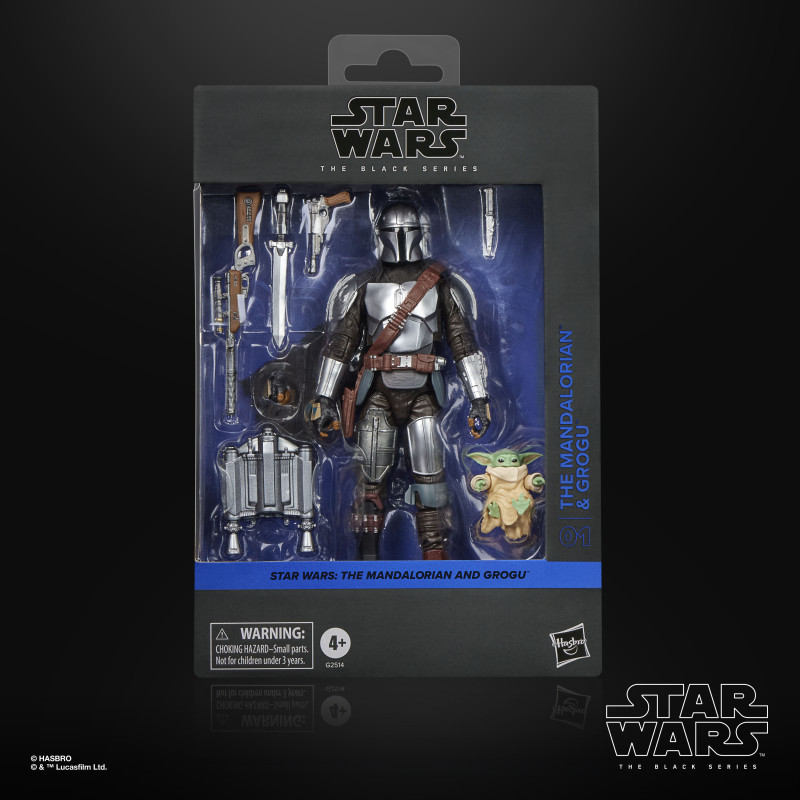 THE MANDALORIAN AND GROGU MOVIE STAR WARS BLACK SERIES FIGURINE 15 CM