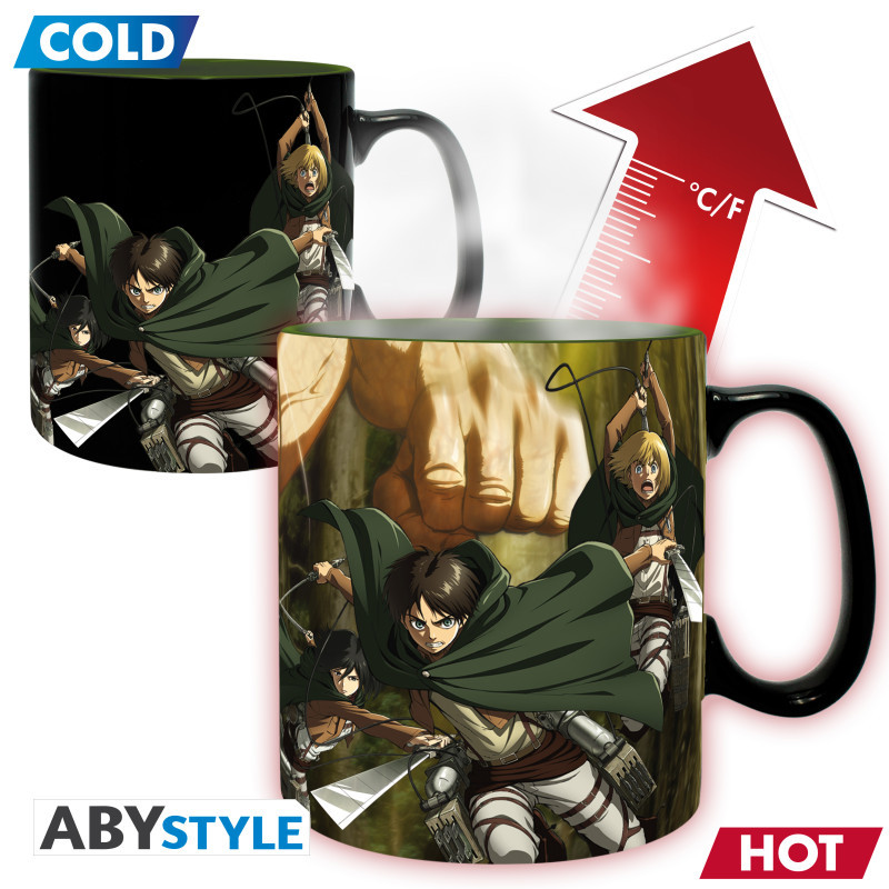 TITAN S3 ATTACK ON TITAN MUG HEAT CHANGE 460 ML