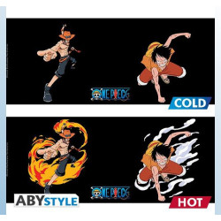 MUG THERMOREACTIF LUFFY ACE 460 ML ONE PIECE