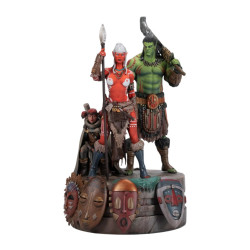 DIORAMA DES MASQUES ELFES LE MONDE D’AQUILON