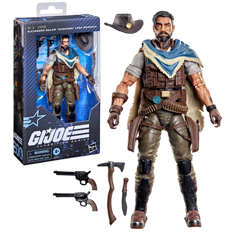 ALEJANDRO BALAM SUNDOWN LUNA MENDOZA GI JOE CLASSIFIED FIGURINE 15 CM