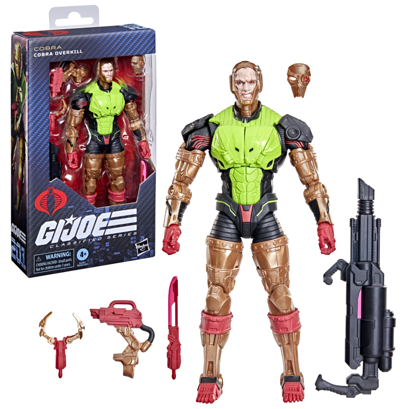 COBRA OVERKILL GI JOE CLASSIFIED FIGURINE 15 CM