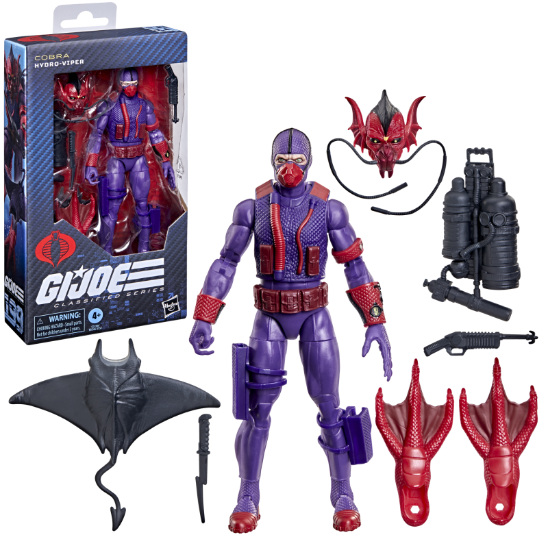 COBRA HYDRO VIPER GI JOE CLASSIFIED FIGURINE 15 CM