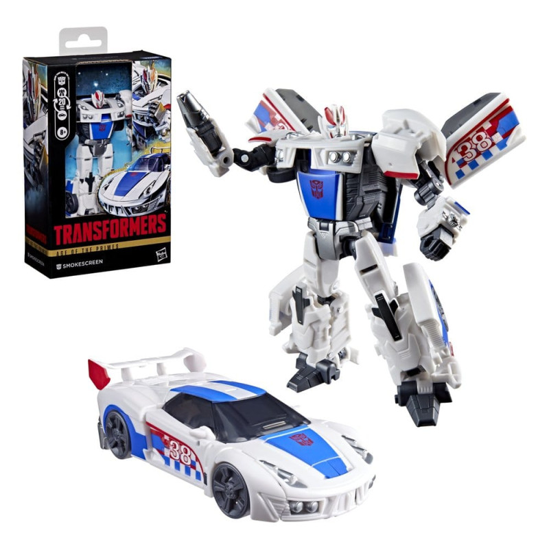 SMOKESCREEN DELUXE CLASSE TRANSFORMERS AGE OF THE PRIMES FIGURINE 22 CM