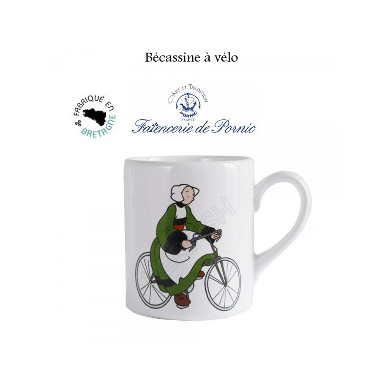 MUG BECASSINE A VELO