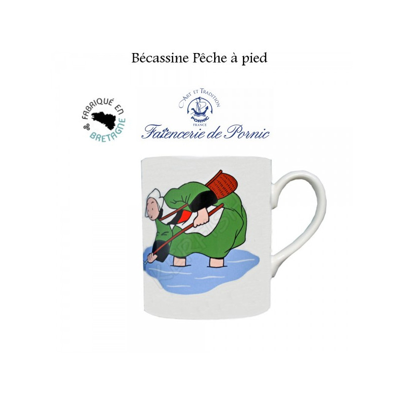 MUG BECASSINE PECHE A PIED