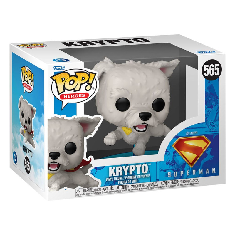 KRYPTO SUPERMAN NEW CLASSICS DC COMICS POP HEROES VINYL FIGURINE 9 CM