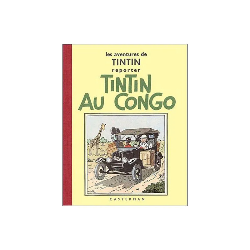 TINTIN FAC SIMILE NOIR ET BLANC T02 TINTIN AU CONGO