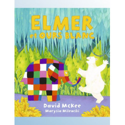 ELMER T56 ELMER ET OURS BLANC