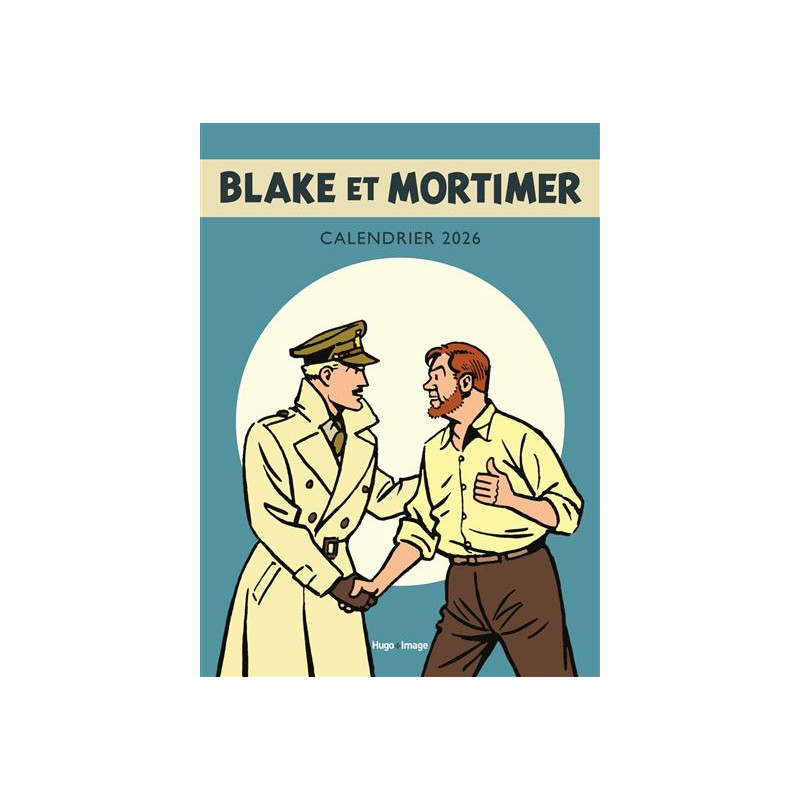 CALENDRIER MURAL BLAKE ET MORTIMER 2026