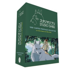 STUDIO GHIBLI LES CHEFS D OEUVRE DE 1984 A 2023 COFFRET DE 100 CARTES