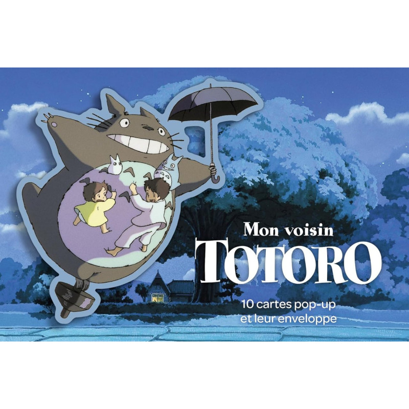 GHIBLI MON VOISIN TOTORO 10 CARTES POP UP ET LEUR ENVELOPPE