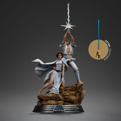 LUKE AND LEIA STAR WARS STATUE BDS ART SCALE 41 CM