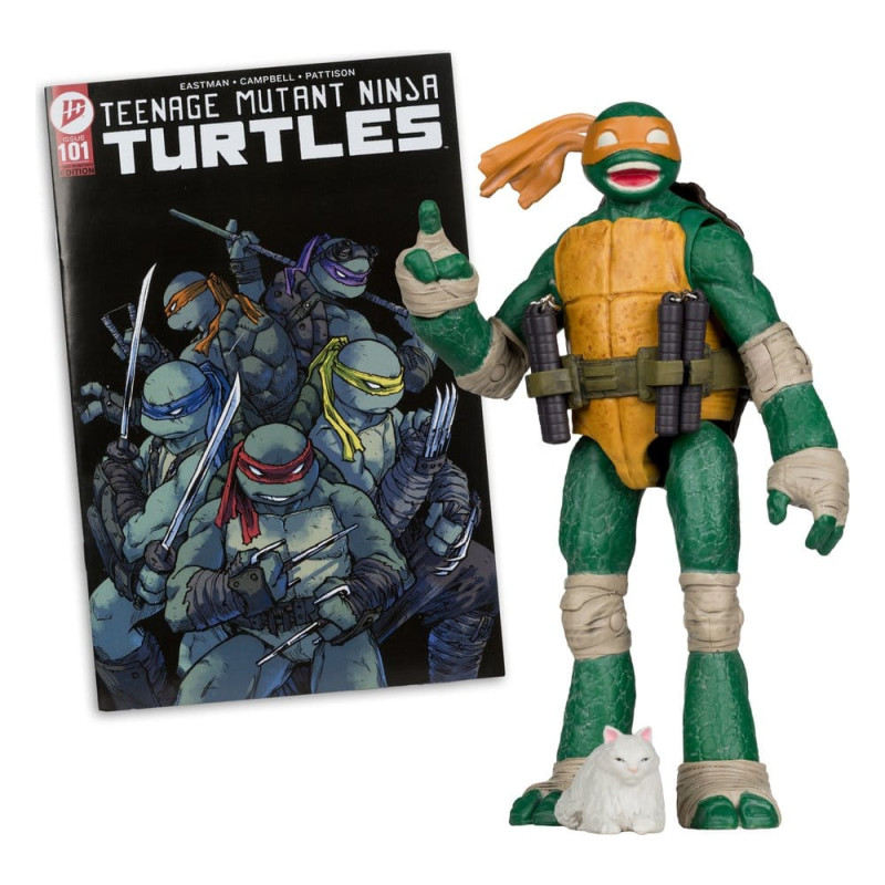 MICHELANGELO TORTUES NINJA PAGE PUNCHERS FIGURINE SHREDDER 14 CM